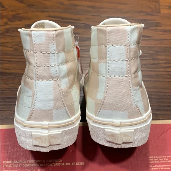 VANS SK8-Hi DECON BIG CHECKERBOARD Mcdmia/MrshmWMN - Picture 7 of 16